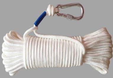 Dây cứu người VN (phi 8, 20m có lõi thép+ một móc)