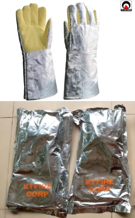 Găng tay chống cháy tráng bạc KTA1000 korea