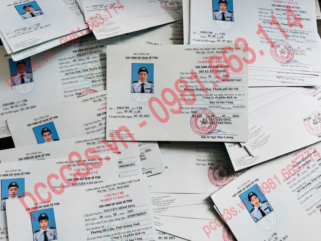 Chứng chỉ bảo vệ